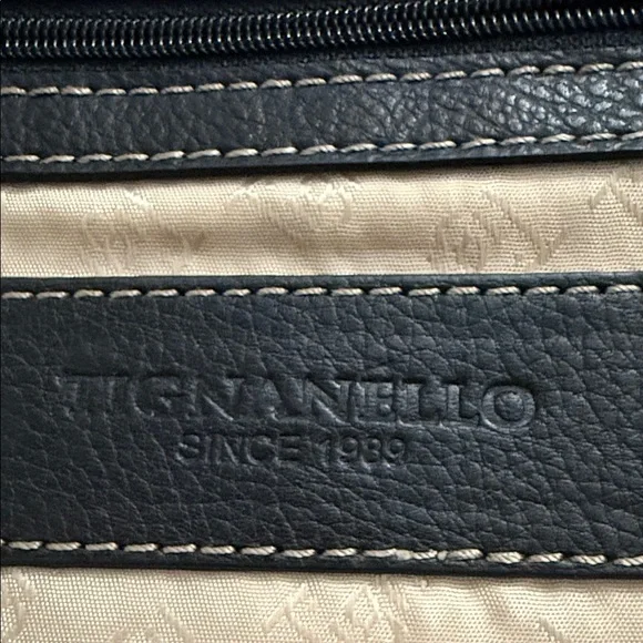 Tignanello Black and Cream Crossbody Bag - Picture 2 of 6